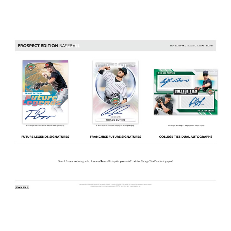 2024 Panini Prospect Edition Baseball Hobby Box