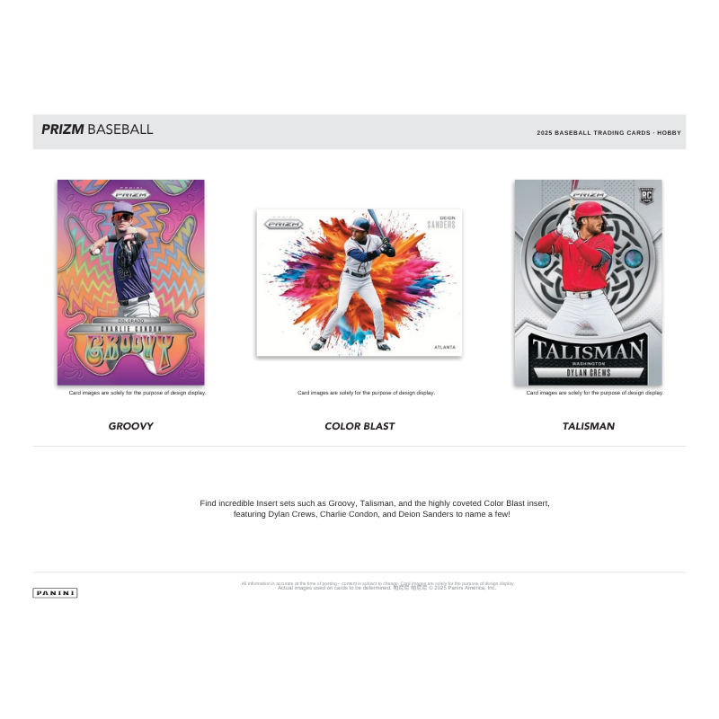 2025 Panini Prizm Baseball Hobby Box
