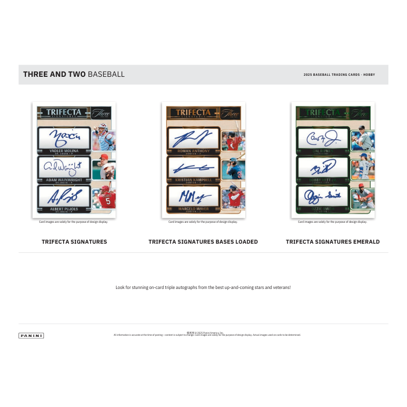 2025 Panini Three & Two Baseball Hobby Box