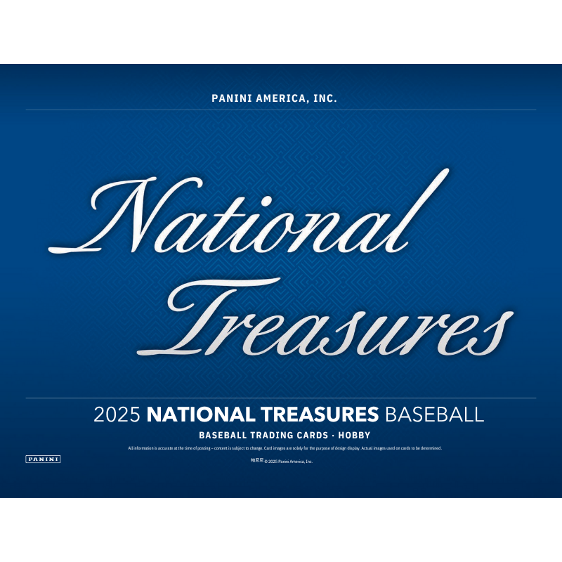 2025 Panini National Treasures Baseball Hobby Box
