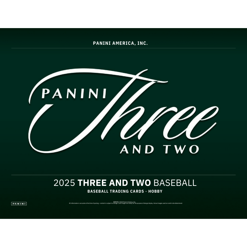 2025 Panini Three & Two Baseball Hobby Box