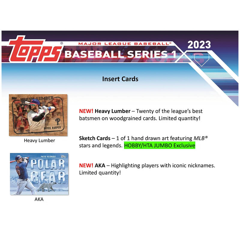 2023 Topps Series 1 Baseball Hobby Box